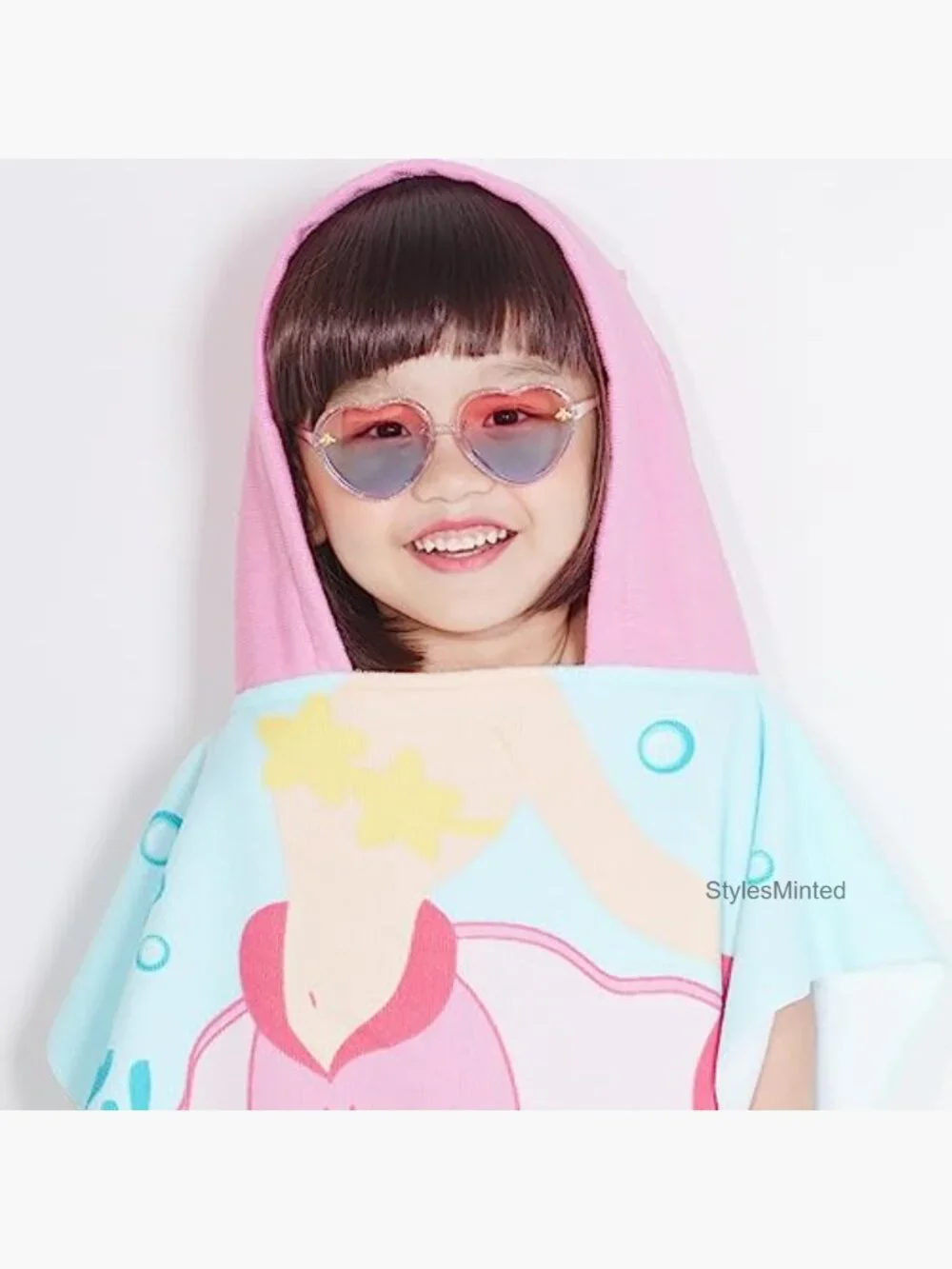 3 Heart Shaped Sunglasses for Toddler Girls UV400 Protection